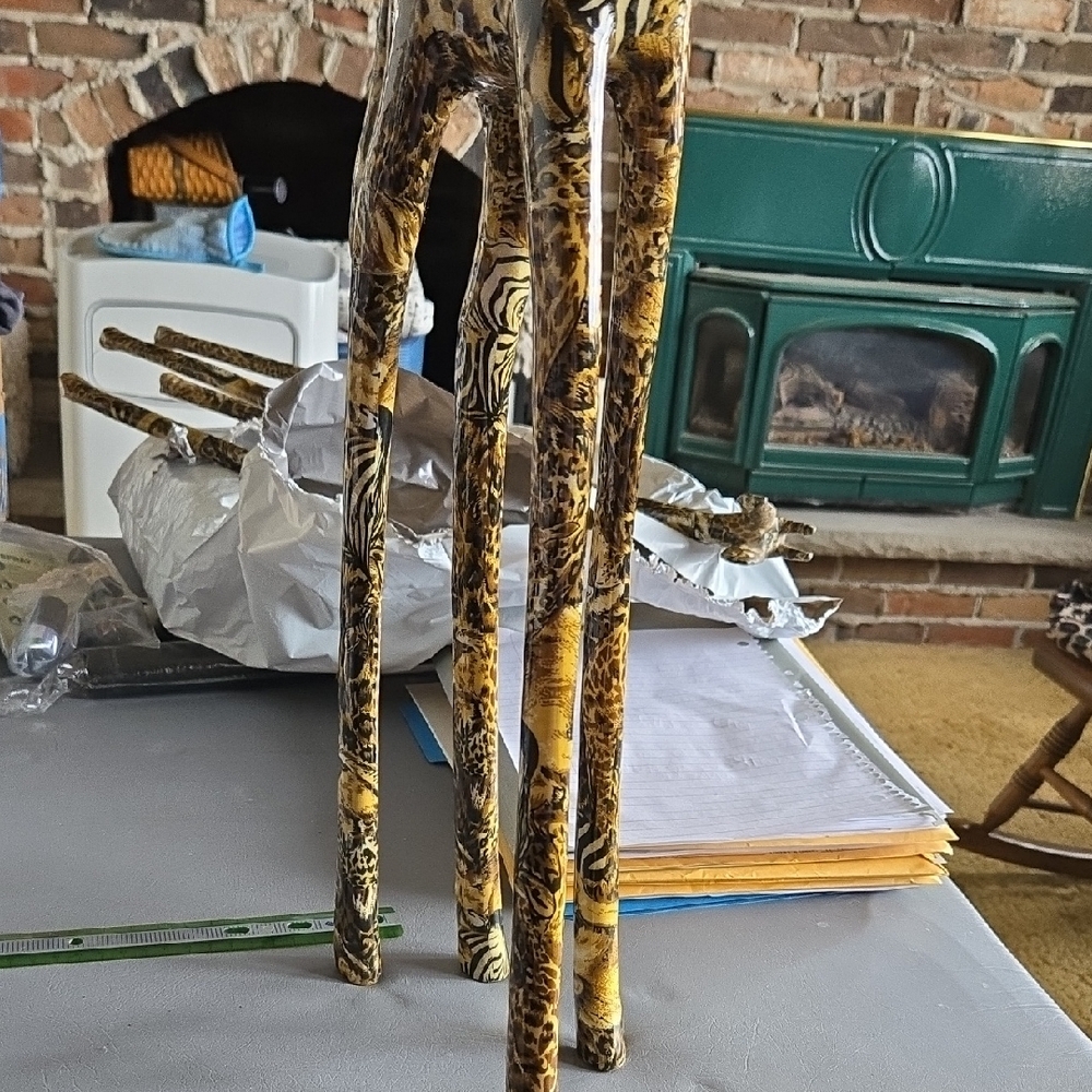 Tall Ceramic Giraffe Sculpture - Picture 5 of 5